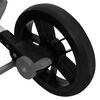 vidaXL 2-in-1-Kinderwagen Hellgrau Aluminium