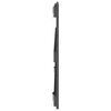 vidaXL Wand-Kopfteil Grau 127,5x3x60 cm Massivholz Kiefer