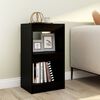 vidaXL B&uuml;cherregal/Raumteiler Schwarz 40x30x72 cm