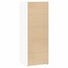 vidaXL Highboard Wei&szlig; 45x41x124 cm Holzwerkstoff