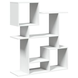 vidaXL Raumteiler-B&uuml;cherregal Wei&szlig; 92x29x112 cm Holzwerkstoff