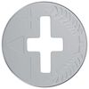 vidaXL Zapfenschloss-Muttern 2 pcs Silber 12 x 10 mm Stahl