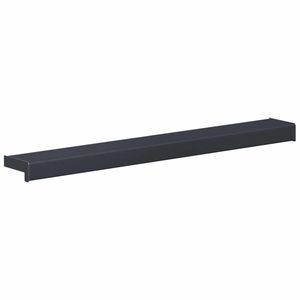 vidaXL Fensterbank Anthrazit mit Holzmaserung 60 x 15 x 4,5 cm PVC