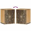 vidaXL Bad-Wandschrank 38x33x48 cm Massivholz Mango