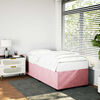 vidaXL Bettgestell Rosa 90x190 cm Samt