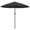 vidaXL Sonnenschirm mit Aluminium-Mast 250 cm Anthrazit