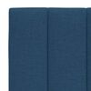 vidaXL Bettgestell ohne Matratze "Hanko" Blau 140x190 cm Stoff