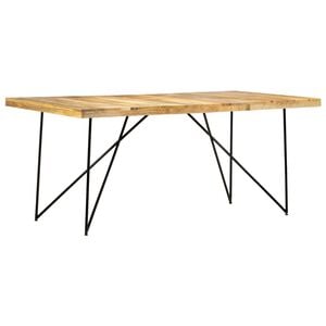 vidaXL Esstisch 180&times;90&times;76 cm Mango Massivholz