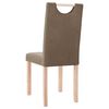 vidaXL Esszimmerst&uuml;hle 6 Stk. Taupe Stoff