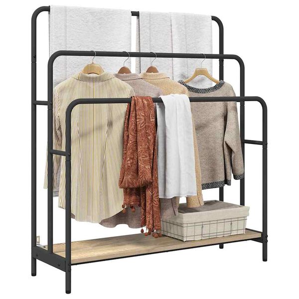 vidaXL Kleiderst&auml;nder Sonoma-Eiche 90 x 30 x 100,5 cm Holzwerkstoff
