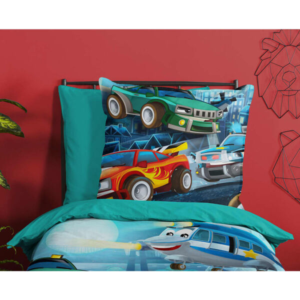 Good Morning Kinder-Bettw&auml;sche-Set Race 135&times;200 cm