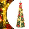 vidaXL Pop-Up-Weihnachtsbaum K&uuml;nstlich 100 LEDs Gr&uuml;n 150 cm