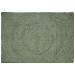 vidaXL Bereichsteppiche Olive Gr&uuml;n 160 x 230 cm Jute