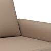 vidaXL Sessel Cappuccino-Braun 60 cm Kunstleder