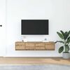 vidaXL TV-Schr&auml;nke 2 Stk. Artisan-Eiche 60x31x25,5 cm Holzwerkstoff