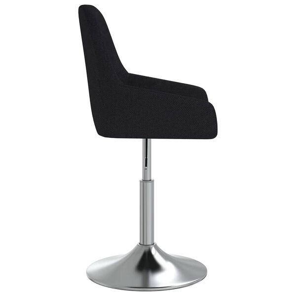 vidaXL Barhocker Schwarz Stoff
