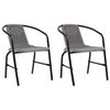 vidaXL 7-tlg. Garten-Essgruppe mit Kissen Beige Poly Rattan