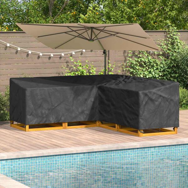 vidaXL Gartenmöbelabdeckung 220 x 220 x 80 cm 420D Oxford Stoff