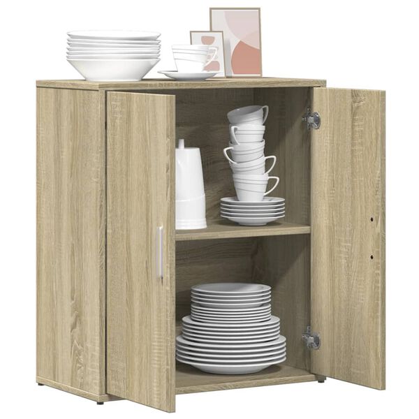 vidaXL Sideboard Sonoma-Eiche 60x31x70 cm Holzwerkstoff