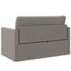 vidaXL Schlafsofa 110cm Taupe Stoff