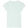 Kinder-T-Shirt Helles Minzgr&uuml;n 128
