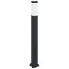 vidaXL Pollerleuchte mit Auslass 80 cm Schwarz IP44