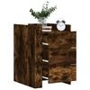 vidaXL Nachttisch R&auml;uchereiche 45x50x65 cm Holzwerkstoff