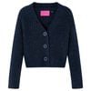 Kinder-Strickjacke Marineblau 104
