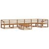 vidaXL Outdoor-Sofagarnitur 7 pcs Natur Massivholz Akazie