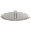vidaXL Regenbrause Edelstahl 304 25 cm Rund