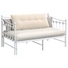 vidaXL R&uuml;ckenkissen Beige 120 x 50 cm Mikrofaserstoff
