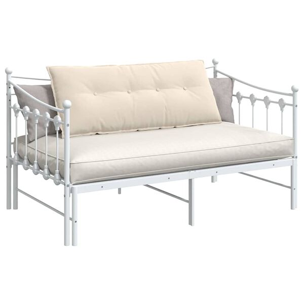 vidaXL R&uuml;ckenkissen Beige 120 x 50 cm Mikrofaserstoff