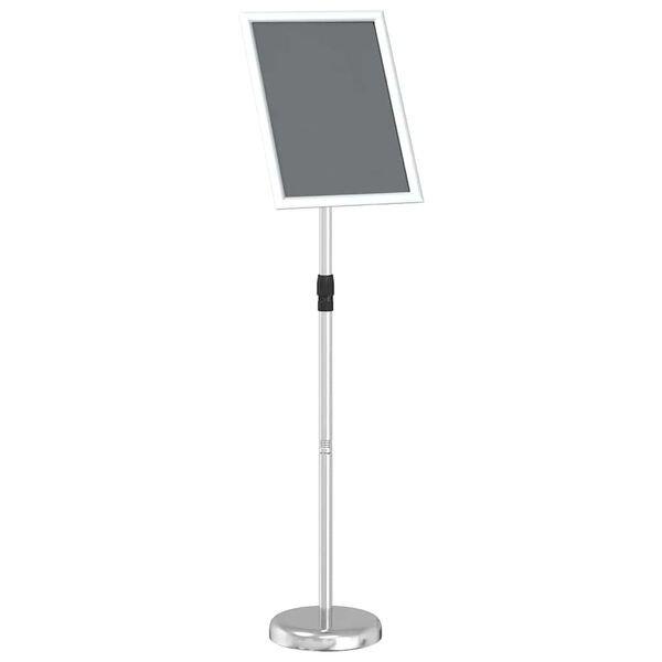 vidaXL Messest&auml;nde Silber 25 x 25 x 125 cm Aluminium