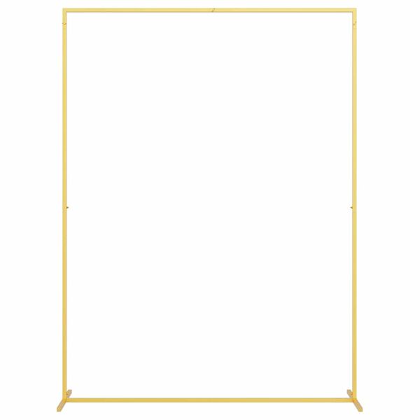 vidaXL Hochzeitsbogen Gold 150 x 49,5 x 200 cm Stahl