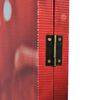 vidaXL Raumteiler klappbar 200 x 170 cm Rose Rot