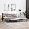 vidaXL Bettgestell ohne Matratze Sonoma-Eiche 193x201 cm Holzwerkstoff
