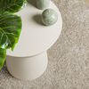 vidaXL Teppich ISTAN Hochflor Gl&auml;nzend Beige &Oslash; 160 cm