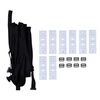 vidaXL Dock Rad Silber
