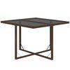 vidaXL 9-tlg. Garten-Essgruppe mit Kissen Poly Rattan Braun