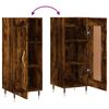 vidaXL Sideboard R&auml;uchereiche 34,5x34x90 cm Holzwerkstoff