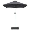 vidaXL Garten-Sonnenschirm Anthrazit 385 x 209 x 244 cm Polyester
