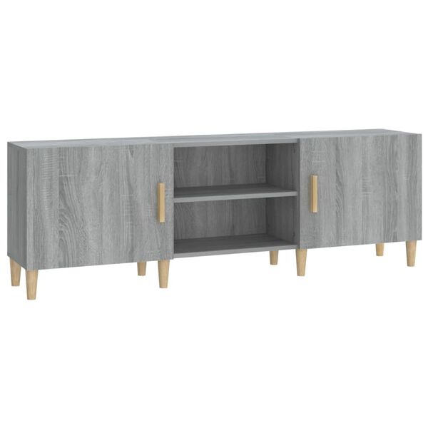 vidaXL TV-Schrank Grau Sonoma 150x30x50 cm Holzwerkstoff