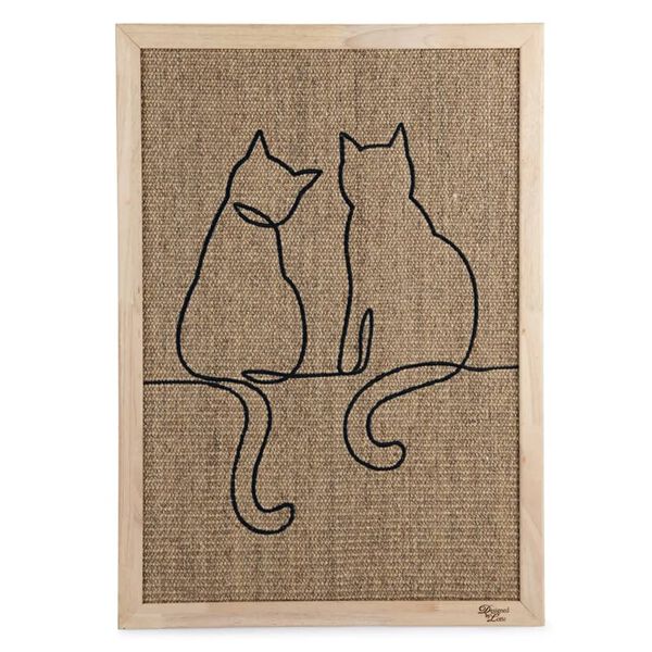 Designed by Lotte Katze Kratzbrett Poezels 70x50x2 cm Holz