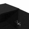 vidaXL Sideboard Schwarz Eichen-Optik 100x36x60 cm Holzwerkstoff