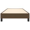 vidaXL Boxspringbettgestell Dunkelbraun 90x200 cm Stoff