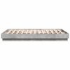 vidaXL Bettgestell Betongrau 150x200 cm Holzwerkstoff