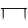 vidaXL 7-tlg. Garten-Essgruppe mit Kissen Schwarz Poly Rattan Glas