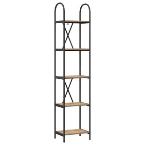 vidaXL B&uuml;cherregal 5 Ebenen 40 x 30 x 183 cm Holzwerkstoff