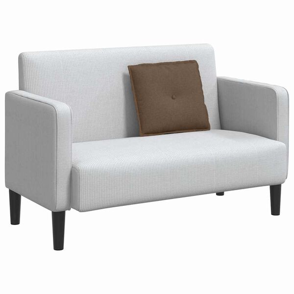 vidaXL R&uuml;ckenkissen Braun 50 x 19 x 45 cm Stoff
