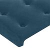 vidaXL Kopfteile 2 Stk. Dunkelblau 80x5x78/88 cm Samt